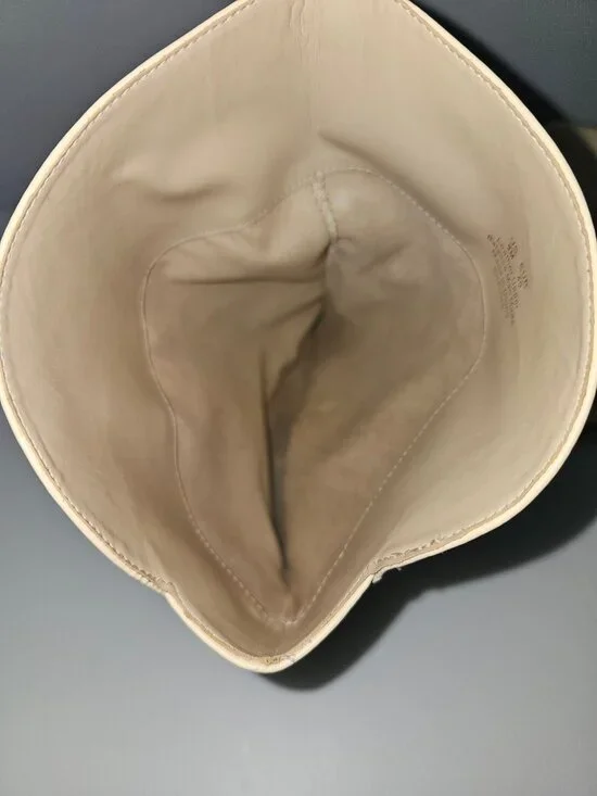 Sam Edelman Shauna Knee High Boot Womens 9 Eggshell Cream Leather Stiletto Heel - Picture 13 of 16